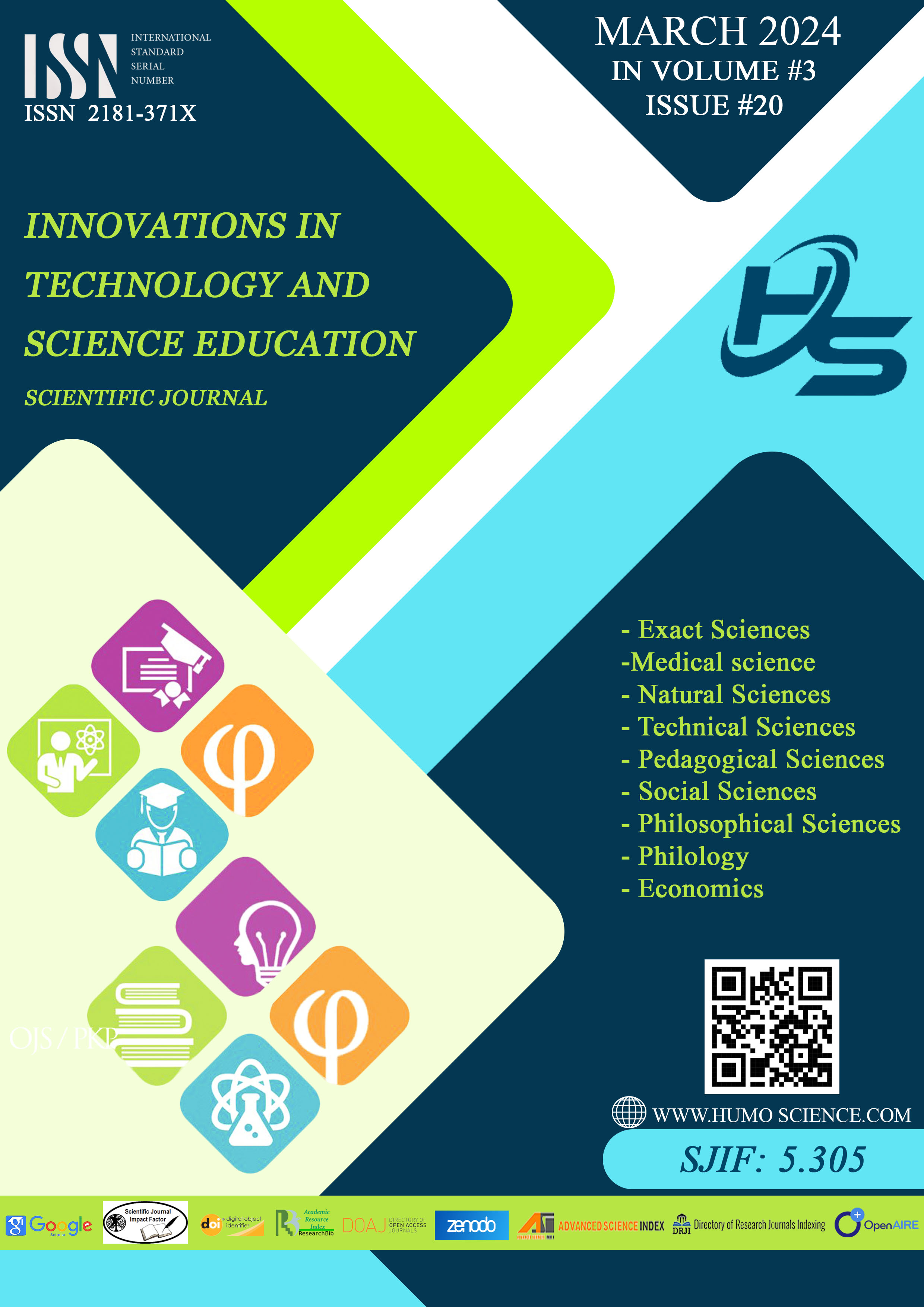					View Vol. 3 No. 20 (2024): Innovations in Technology and Science Education
				