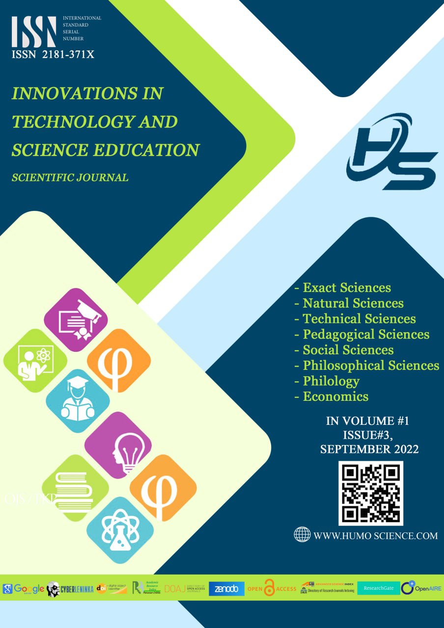 					View Vol. 1 No. 3 (2022): Innovations in Technology and Science Education
				
