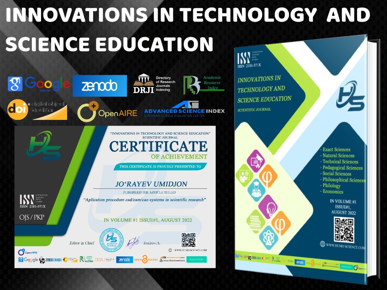 					View Vol. 1 No. 4 (2022): Innovations in Technology and Science Education
				